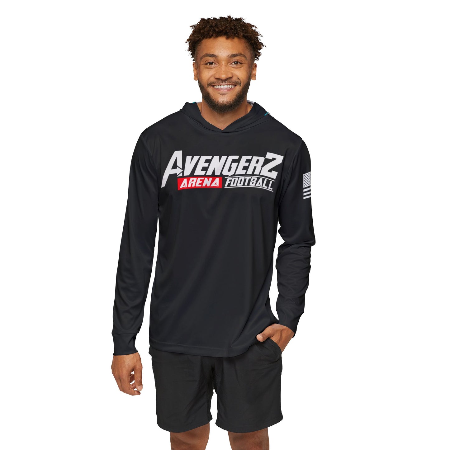 Men's Sports Hoodie BLK - Michigan Avengerz Football Team Gear