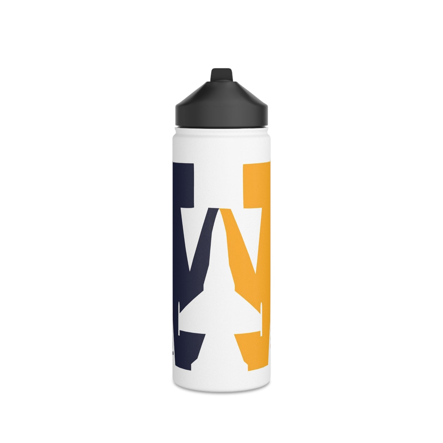 WAGAR LOGO - Stainless Steel Water Bottle, Standard Lid