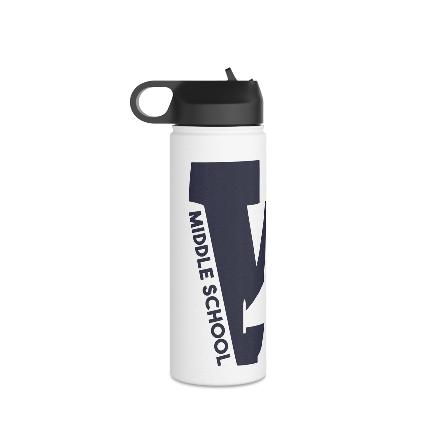 WAGAR LOGO - Stainless Steel Water Bottle, Standard Lid