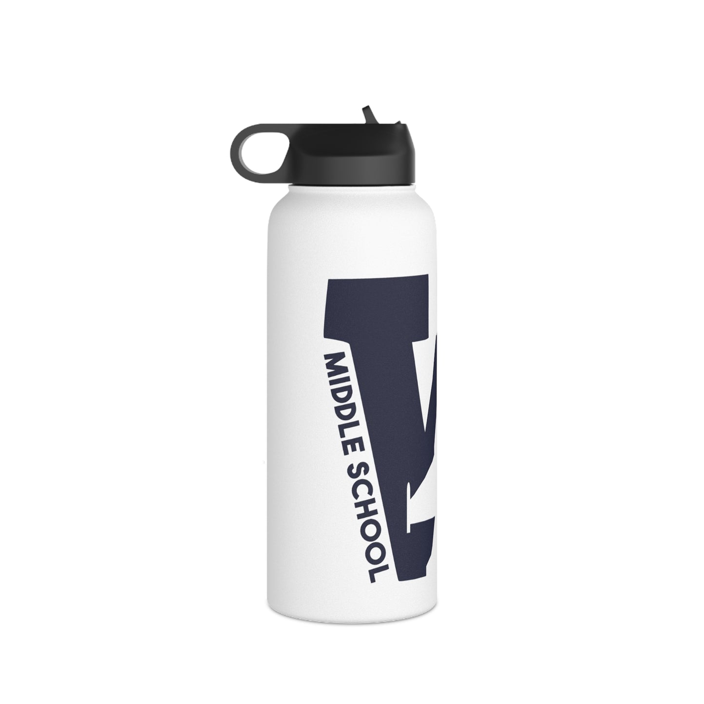 WAGAR LOGO - Stainless Steel Water Bottle, Standard Lid