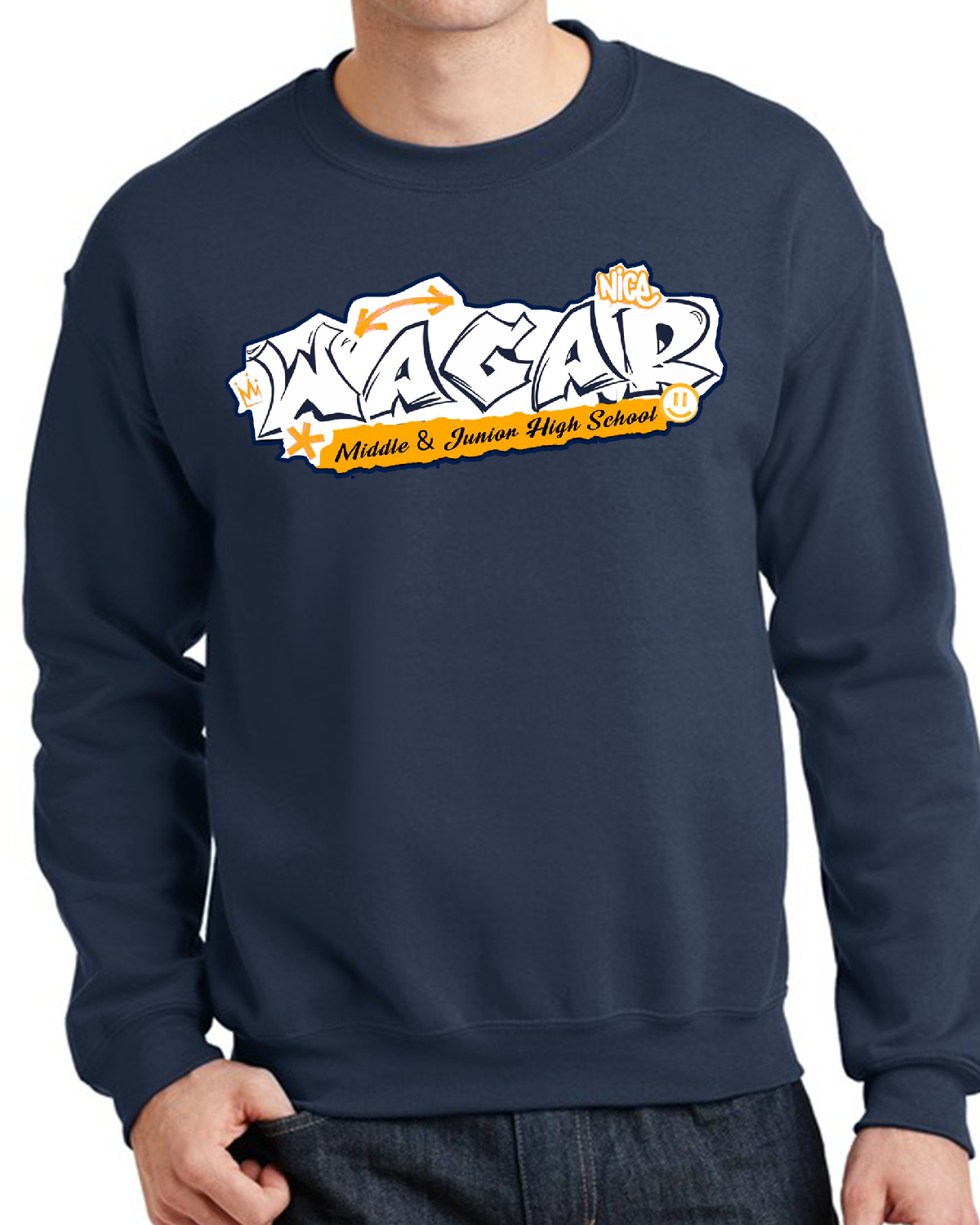 WAGAR CREATE - Gildan Heavy Blend Crewneck Sweatshirt