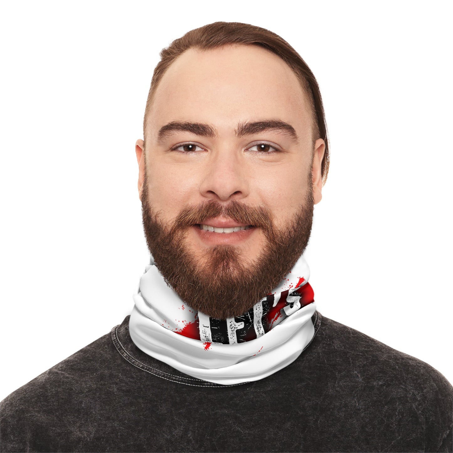 Let's Hunt! Neck Gaiter — Michigan Raptors Arena Football Face Covering