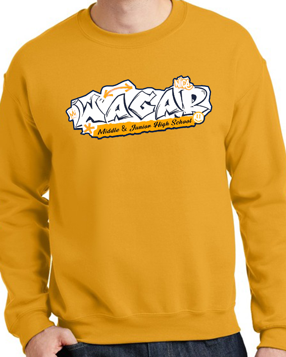 WAGAR CREATE - Gildan Heavy Blend Crewneck Sweatshirt