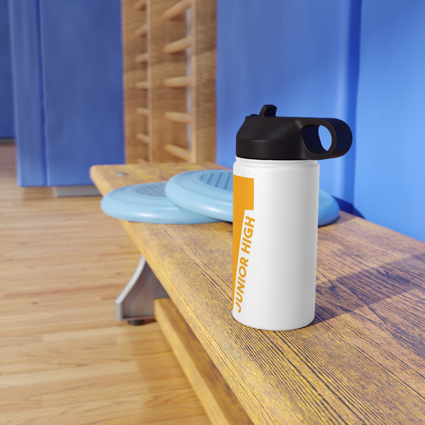 WAGAR LOGO - Stainless Steel Water Bottle, Standard Lid