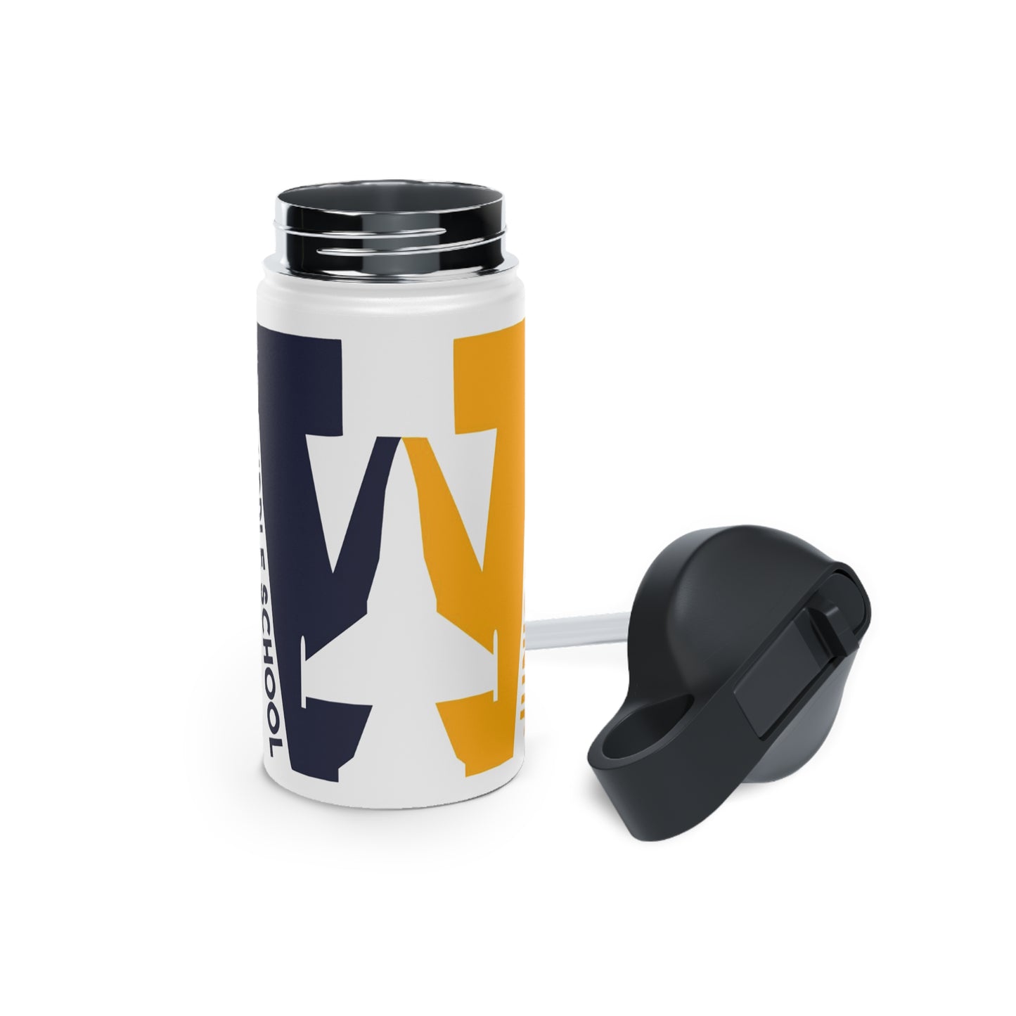 WAGAR LOGO - Stainless Steel Water Bottle, Standard Lid