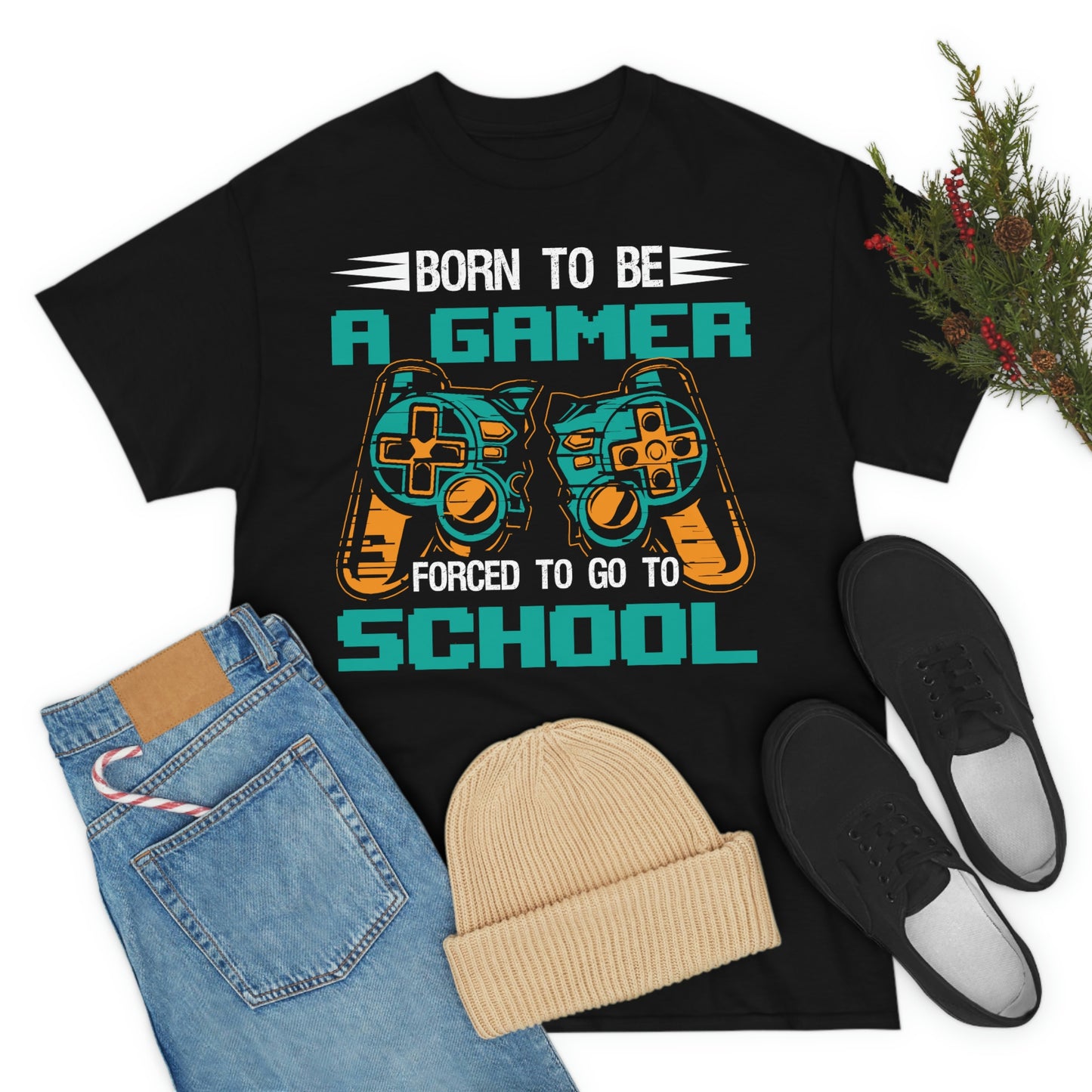 School and Gaming Tee