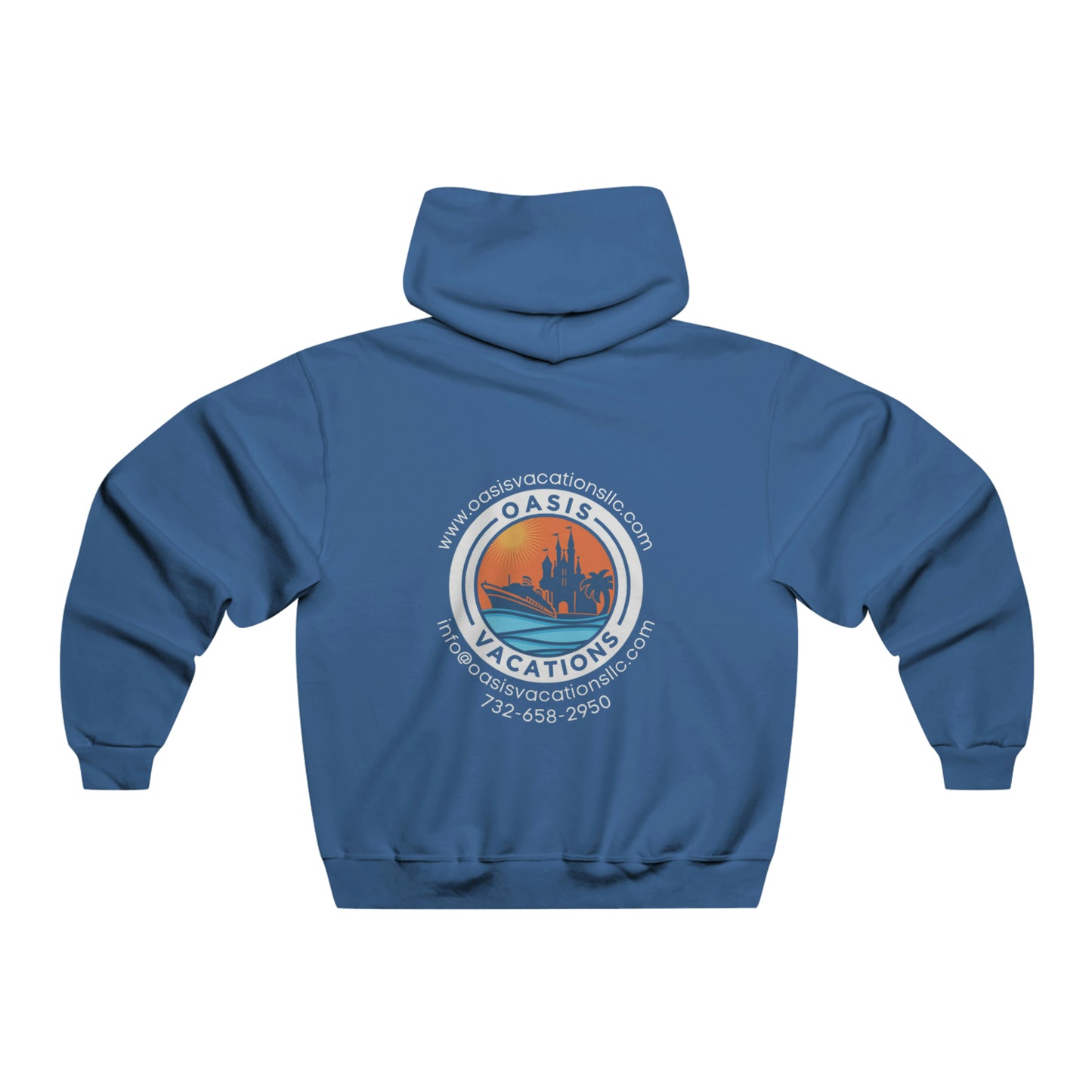 Oasis Vacation Double sided Hooded Sweatshirt
