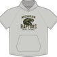 Michigan Raptors Short Sleeve Hoodie — Arena Football Team Logo Tee