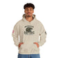 Michigan Raptors Arena Football Hoodie — Vintage Raptor Logo, USA Flag Sleeve