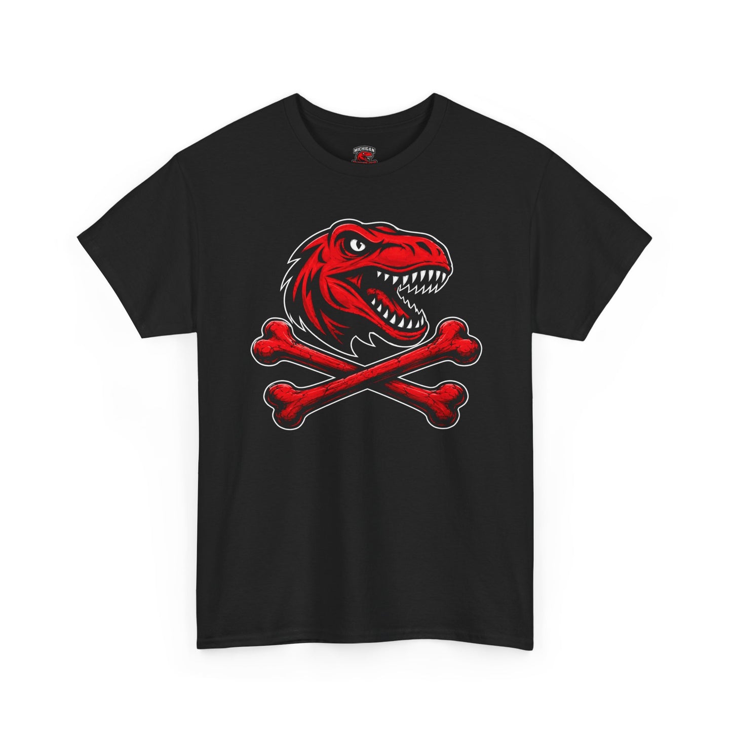 Dinosaur Skull & Crossbones Graphic Tee