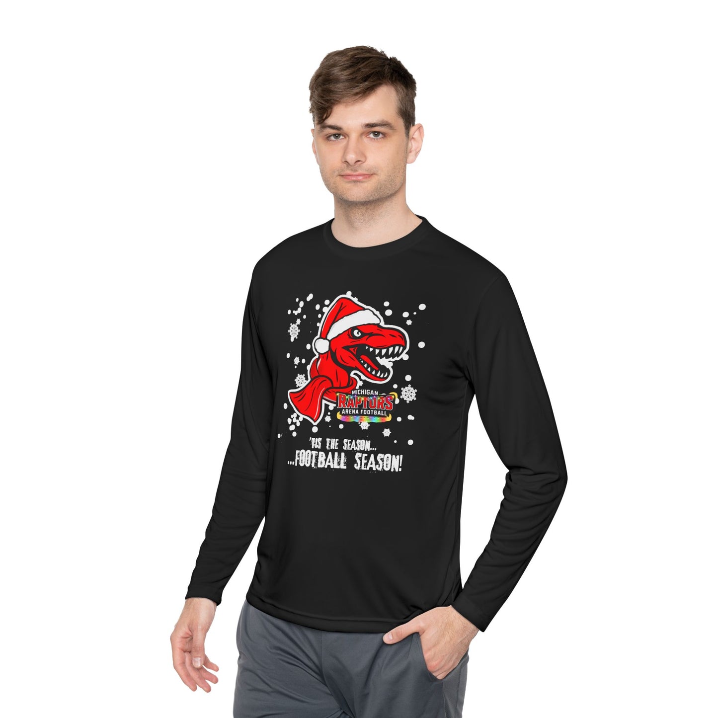 Unisex Michigan Raptors Long Sleeve Tee - Lightweight Football Shirt