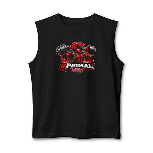 Primal Raptors Muscle Tank – “#PRIMAL” Front & “Let’s Hunt!” Back Gym Tank Top