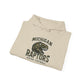Michigan Raptors Arena Football Hoodie — Vintage Raptor Logo, USA Flag Sleeve