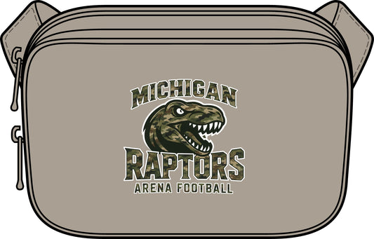 Michigan Raptors Arena Football Crossbody Bag