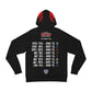 Raptors Arena Football Schedule Hoodie — Red Dino Team Logo