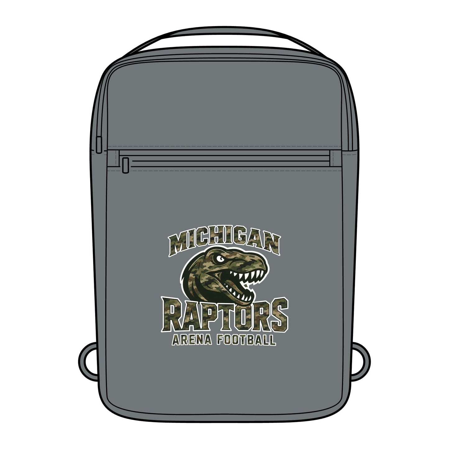 Michigan Raptors Sling Bag — Arena Football Matte Crossbody