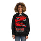 Raptors Arena Football Schedule Hoodie — Red Dino Team Logo