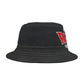 Raptors Arena Football Bucket Hat BLK - Trendy Sportswear for Fans