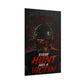Every Hunt Has a Victim Football Poster — Michigan Raiders Helmet Wall Art (Rolled Poster)