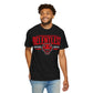 Relentless Raptors Football T-Shirt — Red Dino Logo “Let’s Hunt!” Game Day Tee