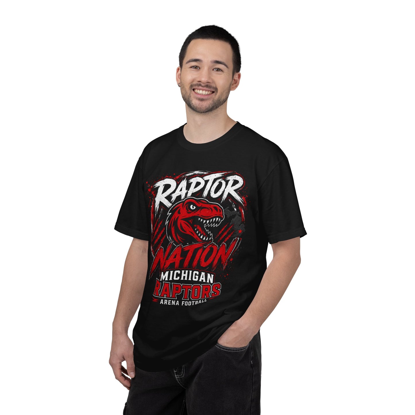 Raptor Nation Michigan Raptors T-Shirt – Arena Football Fan Tee (Let’s Hunt!)