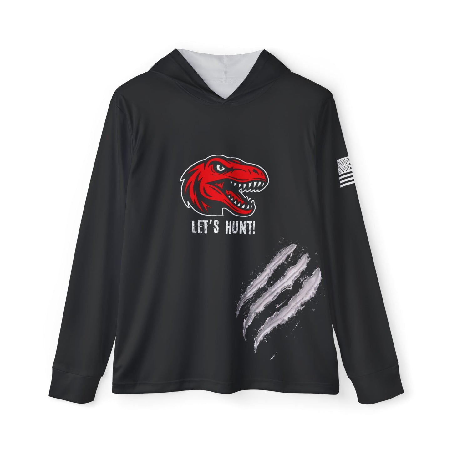Men's Sports Hoodie - "Clawed" Raptor Design