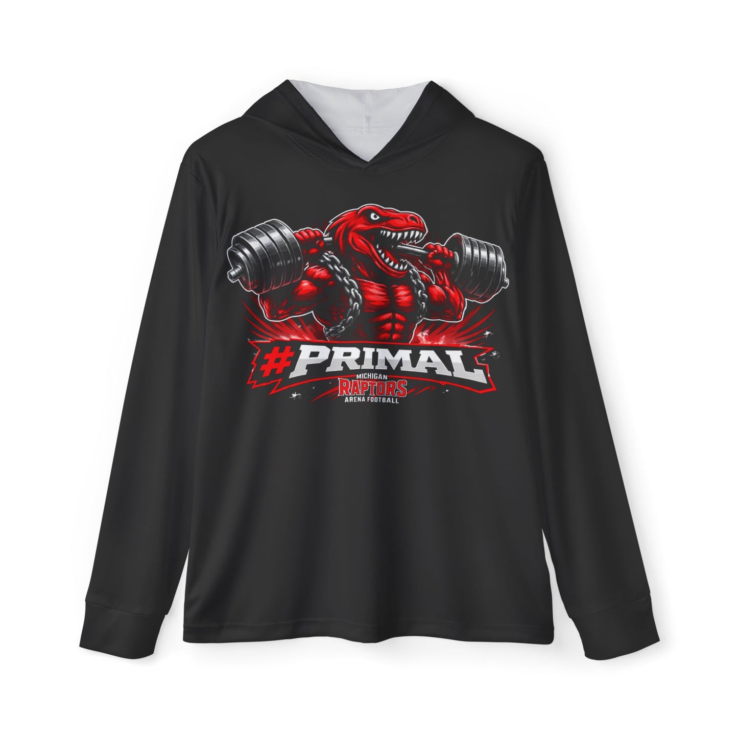 Raptors Primal Weightlifting Hoodie — Men's Sports Warmup Hoodie