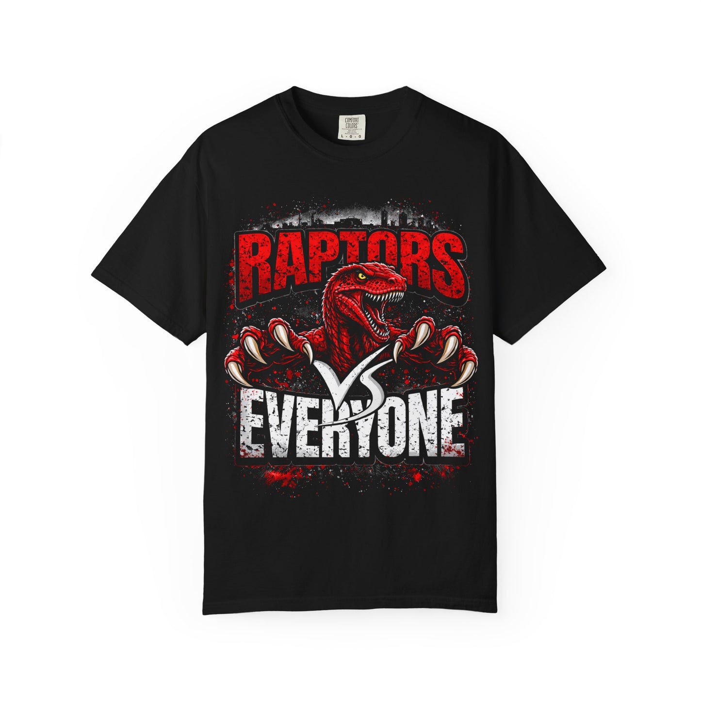 Raptors Everyone T-Shirt — Dino Mascot Game Schedule Tee
