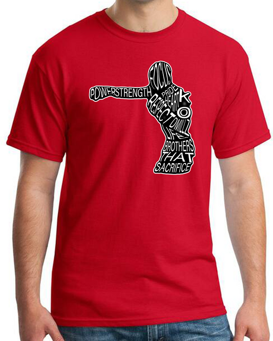 D-Millz Boxing - (Power) T-Shirt (RED)