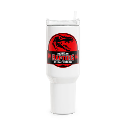 Michigan Raptors 40oz Tumbler - Insulated Travel Mug with Handle, Perfect for Sports Fans