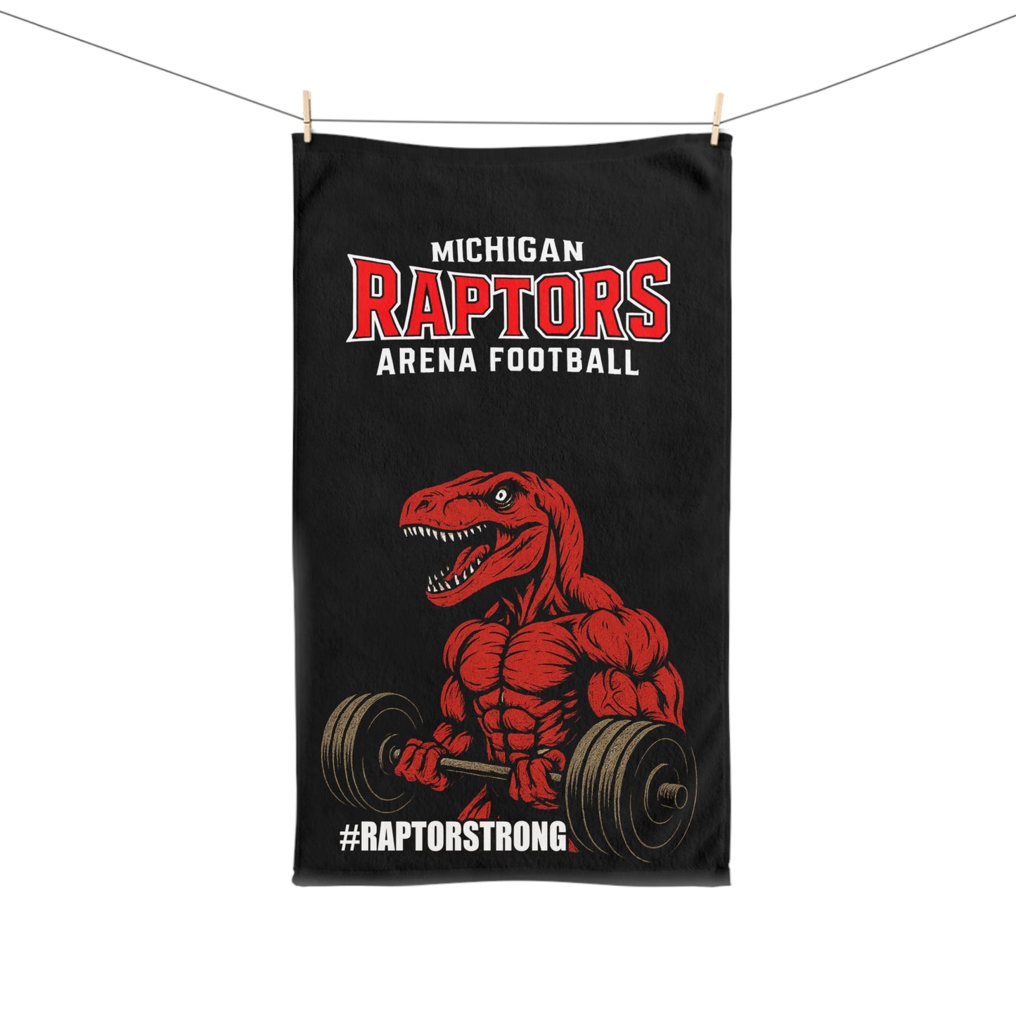 Michigan Raptors Hand Towel | Sports Fan Towels for Game Day