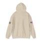 Michigan Raptors Arena Football Hoodie — Vintage Raptor Logo, USA Flag Sleeve