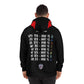 Raptors Arena Football Schedule Hoodie — Red Dino Team Logo