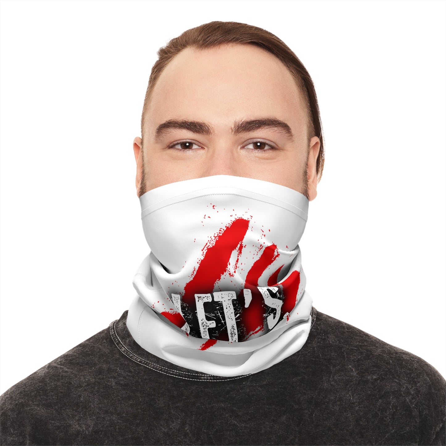 Let's Hunt! Neck Gaiter — Michigan Raptors Arena Football Face Covering