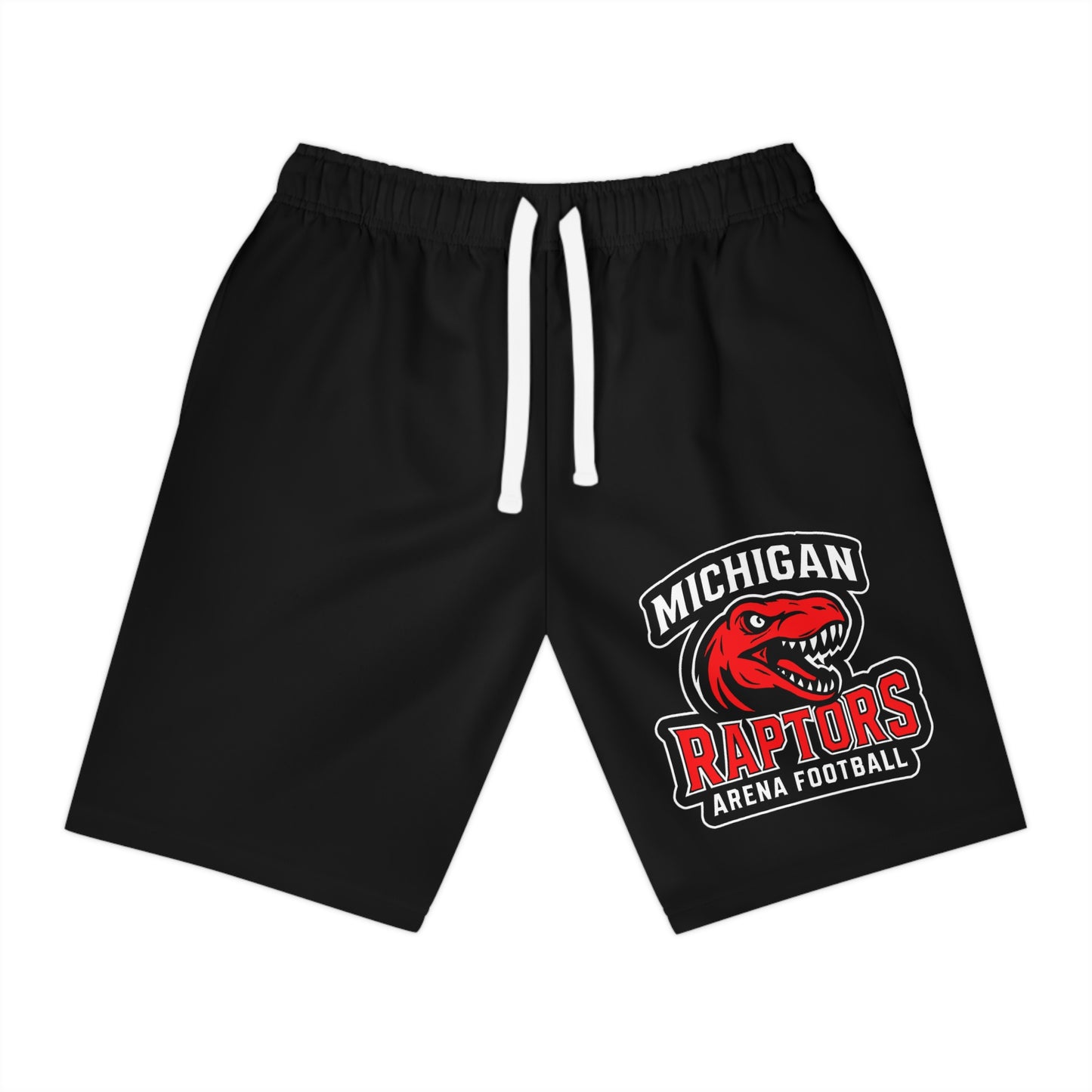 Michigan Raptors Athletic Long Shorts BLK – Comfortable Sportswear for Fans