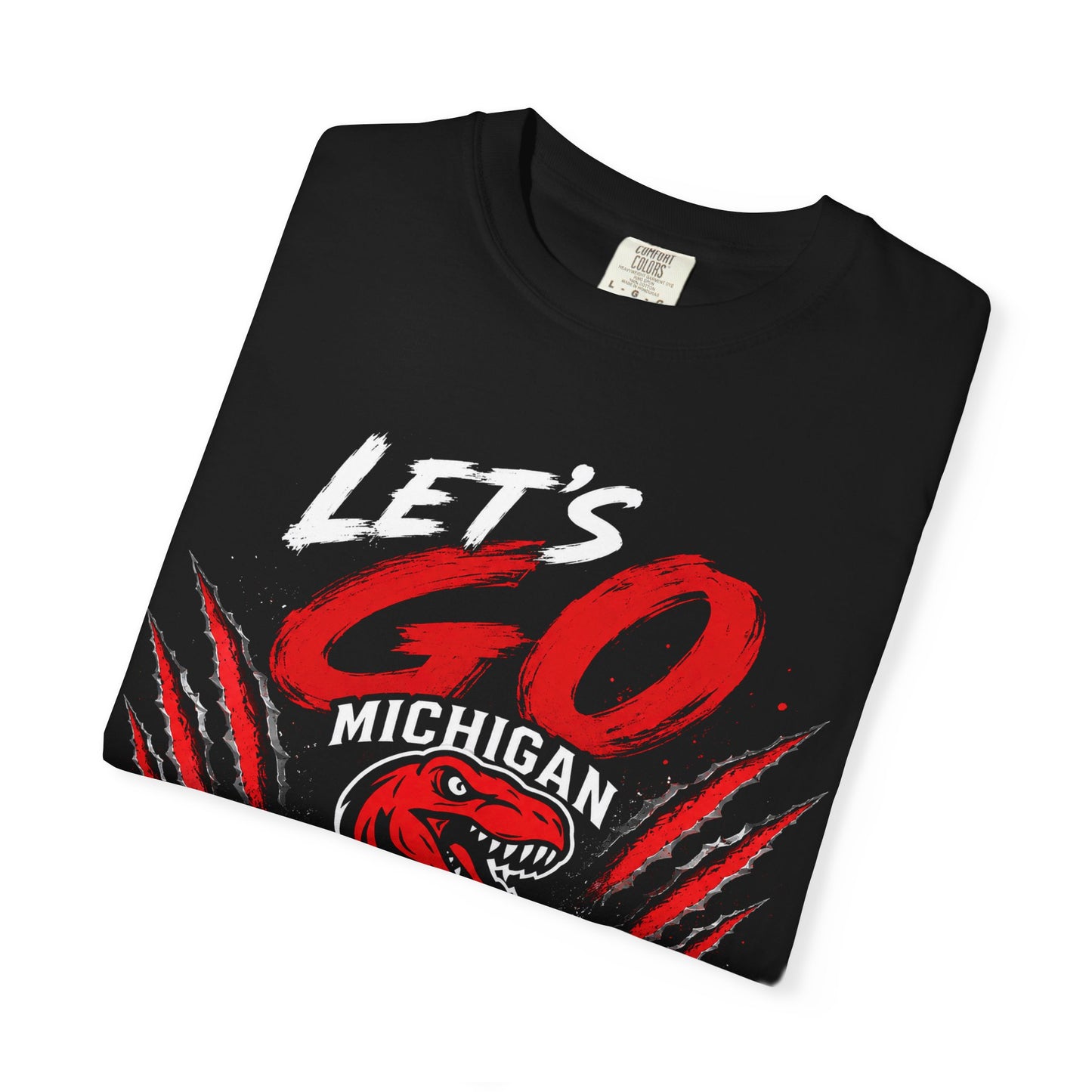 Let’s Go Raptors Defense T-Shirt — Michigan Arena Football Fan Tee