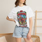 Raptors 'Block the Past' Graphic T-Shirt — Michigan Raptors Dinosaur Football Design