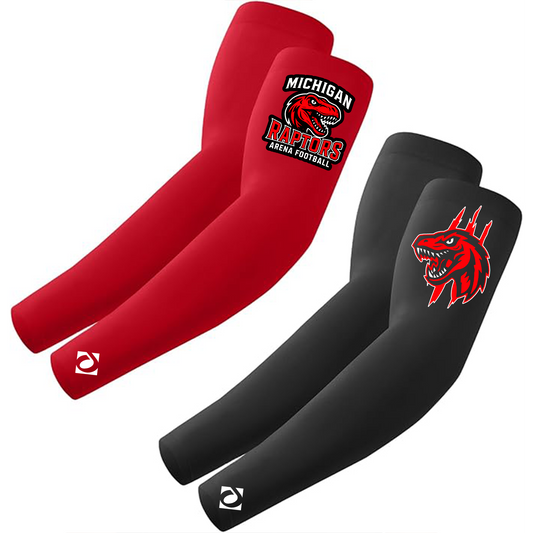 2 Raptor Arm Sleeves, Cooling UV Sun Protection Sports Compression