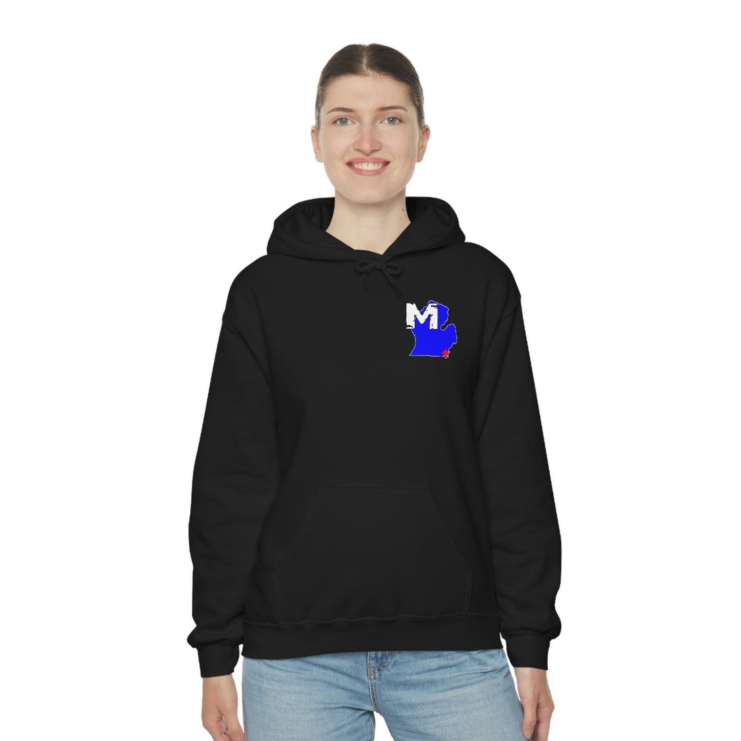 Monroe, MI Flag Hoodie