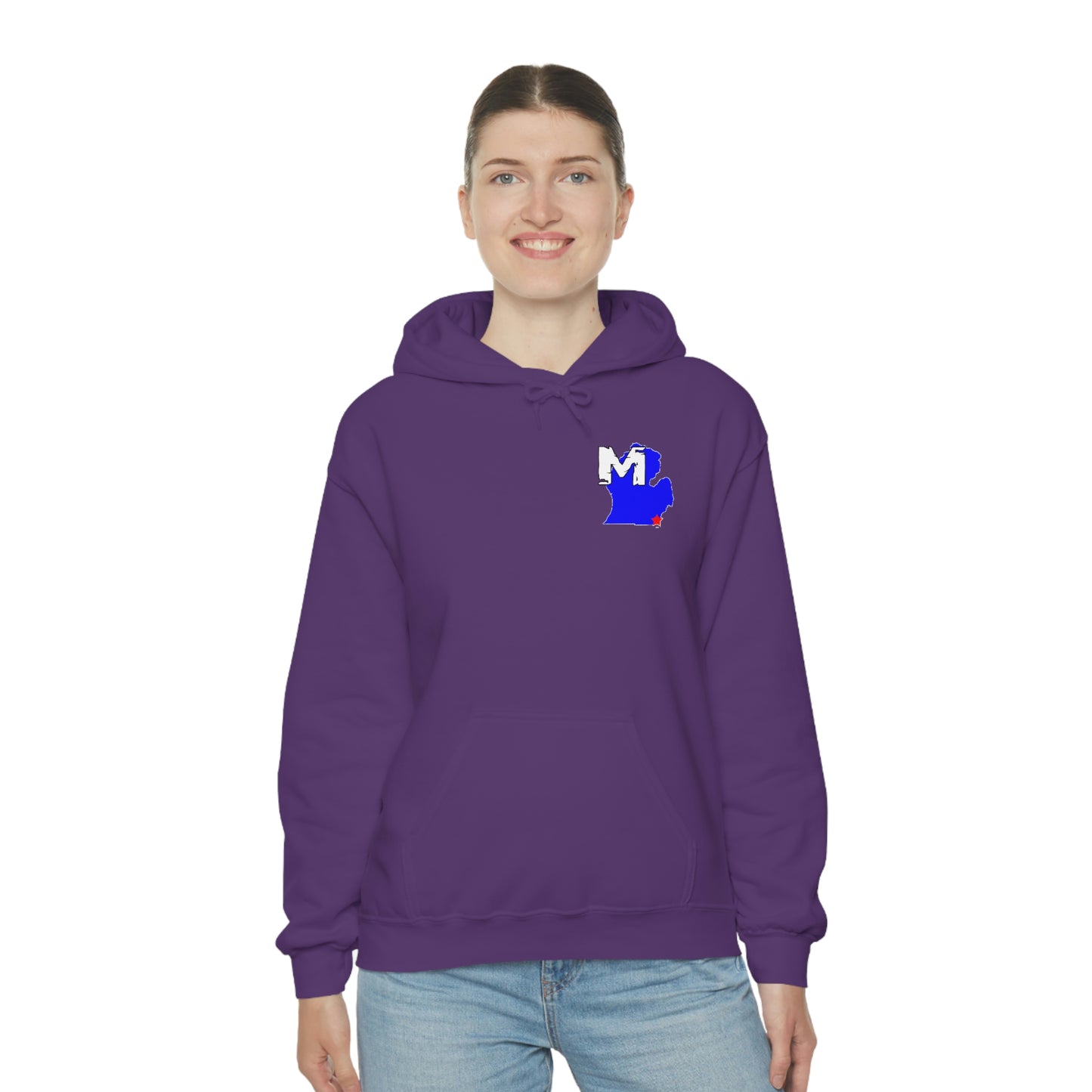 Monroe, MI Flag Hoodie