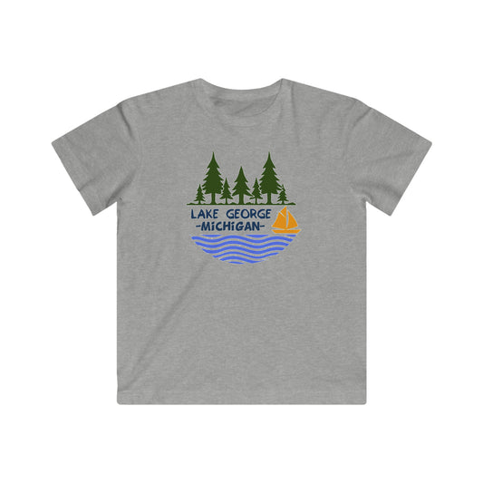 Kids Lake George, MI -  Jersey Tee