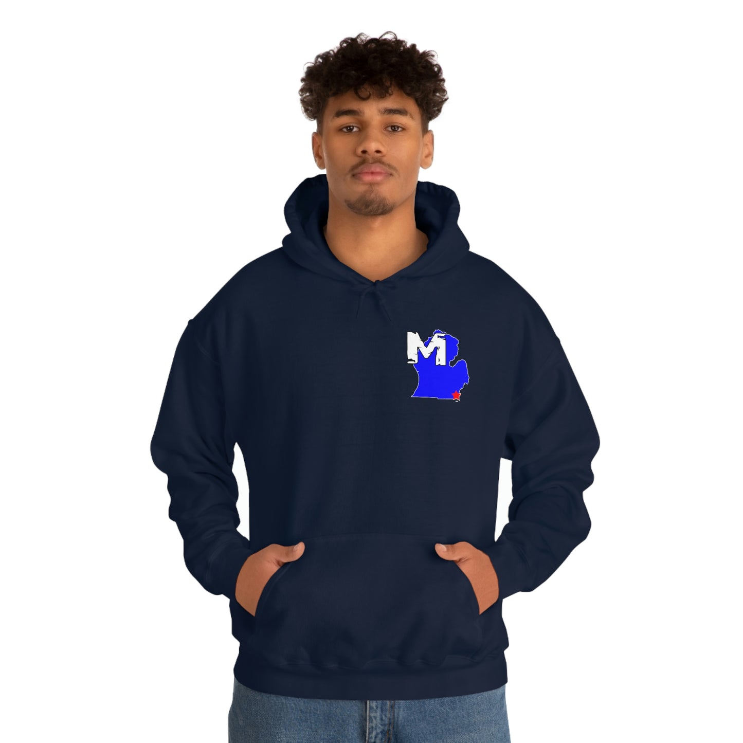 Monroe, MI Flag Hoodie