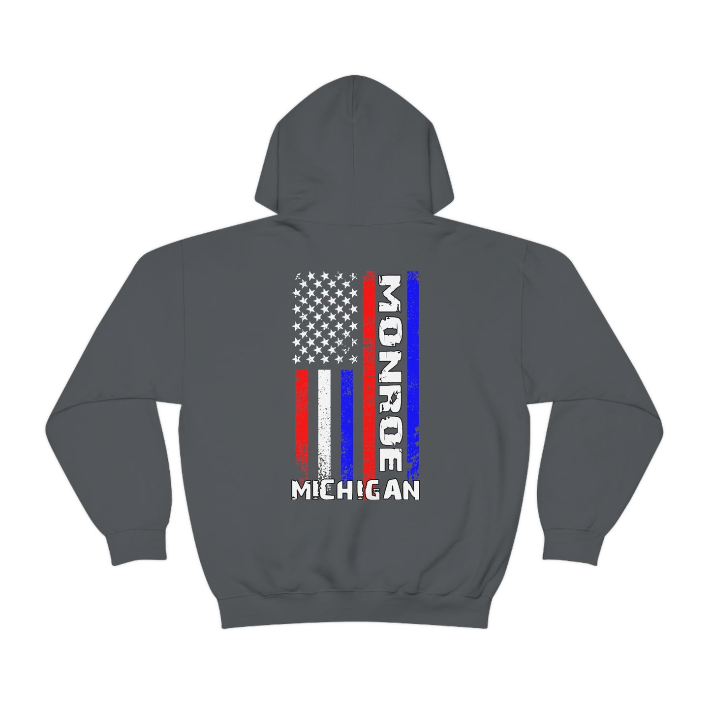 Monroe, MI Flag Hoodie