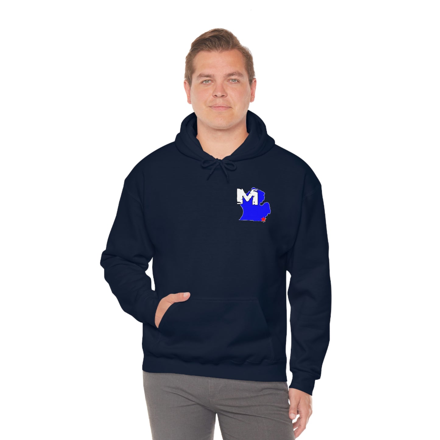 Monroe, MI Flag Hoodie